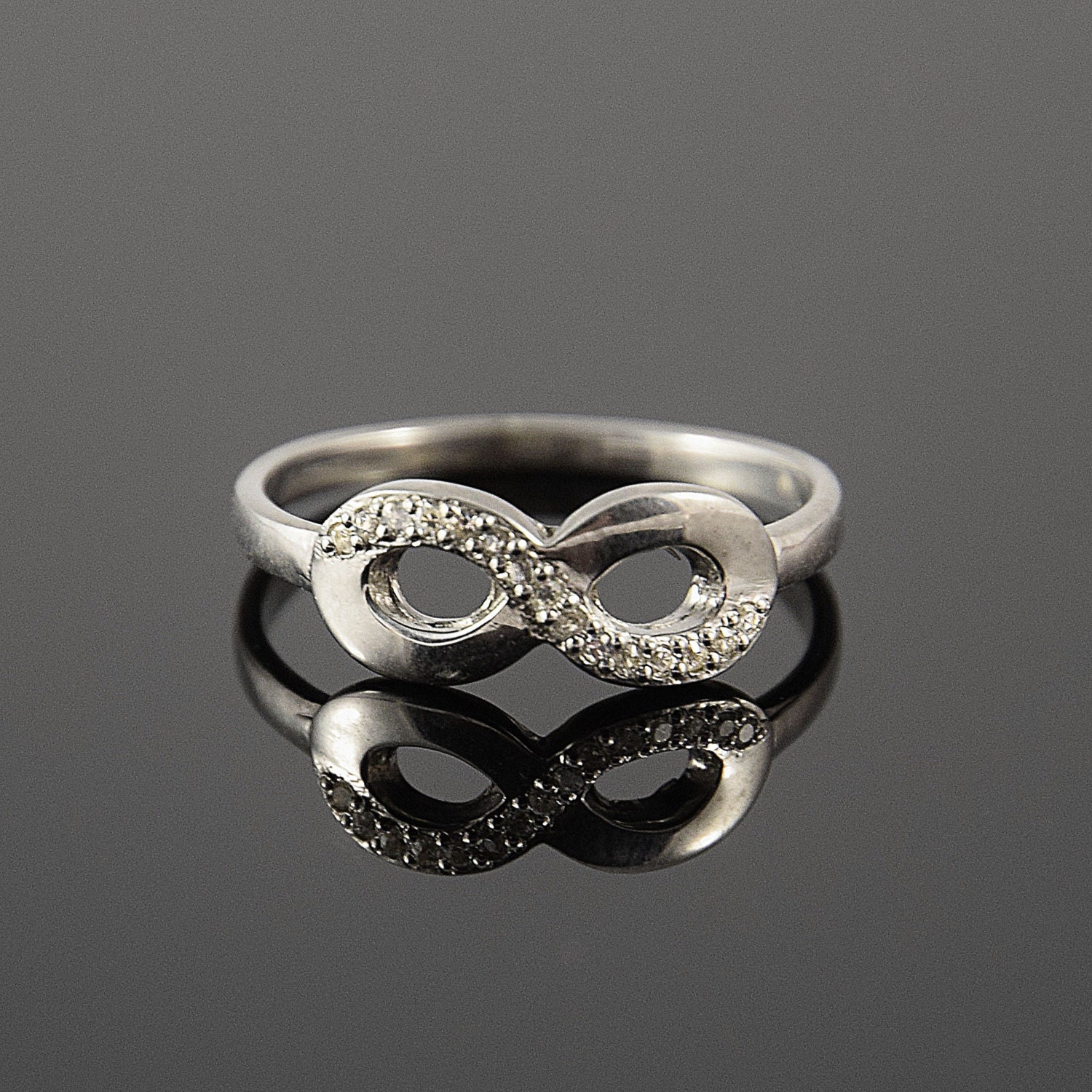 Infinty ring Silver infinity ring Promise ring Forever