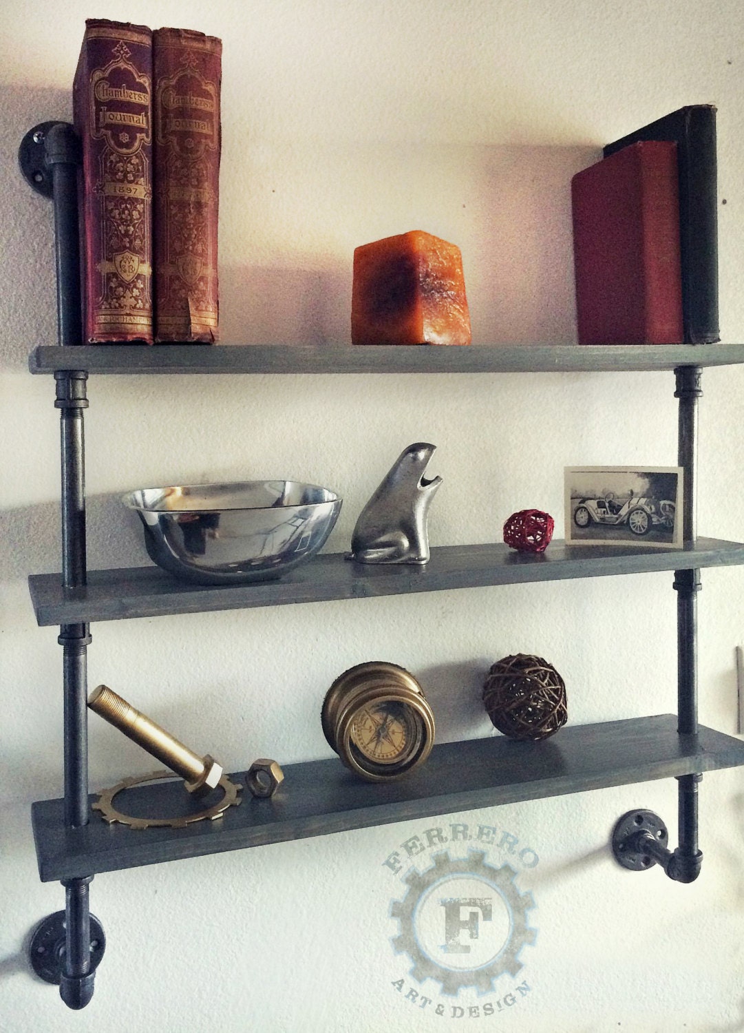 Steampunk Shelves Shelving Shelf Pipe Shelf Industrial Shelves