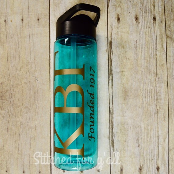 Greek water bottle by StitchedForYall on Etsy