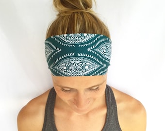 Yoga Headband - Running Headband - Workout Headband - Fitness Headband - Pine Tree