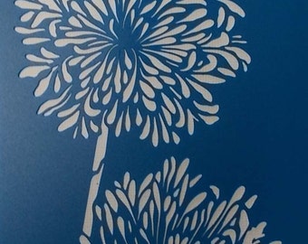 Agapantha Stencil