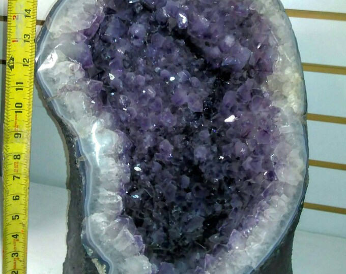 Amethyst Cathedral Geode17 inches tall- AAA Grade Amethyst from Brazil- 90 Pounds Fung Shui \ Home Decor \ Amethyst Crystal \ Amethyst Geode