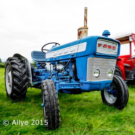 Old blue ford tractors #5