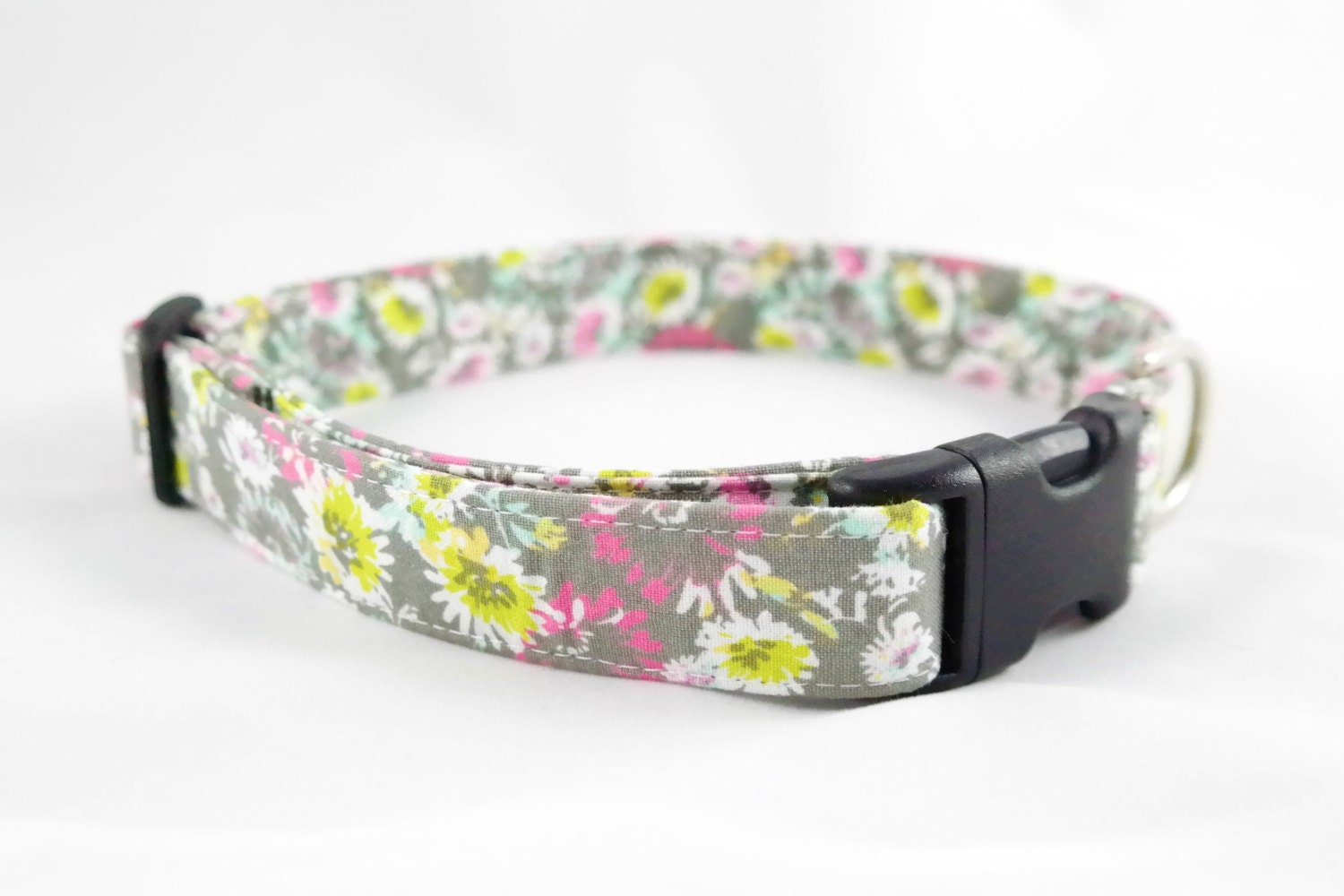 Fabric Dog Collar Nylon Dog Collar Custom Dog by RustyDogDesign
