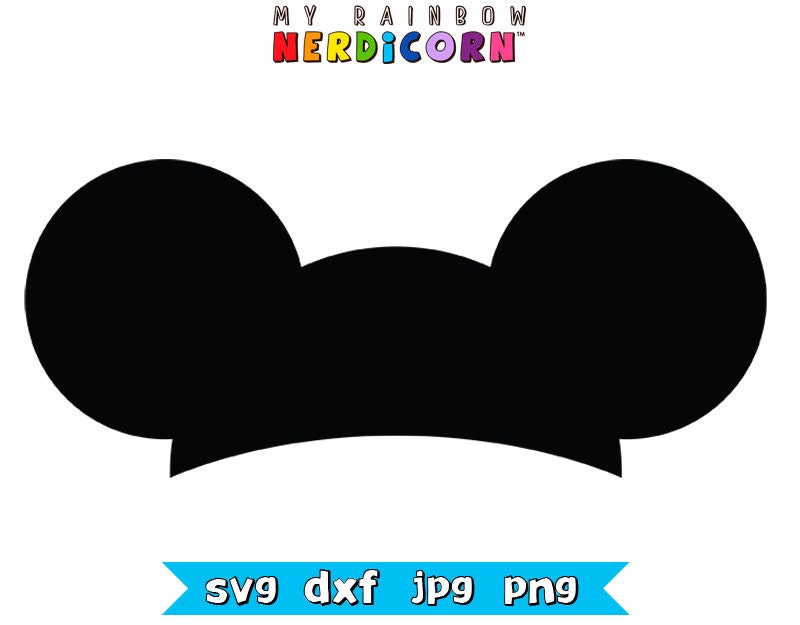 Download Mickey Mouse ears svg png jpg files Crafting by ...
