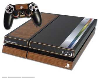 Playstation 4 PS4 - VINTAGE ATARI V2 Retro Hybrid Skin Sticker Kit. Accessory