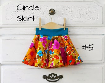 PDF Pattern - Circle Skirt - Babies/Toddlers - Sizes Newborn to 5-6T - Instant Download - Easy Photo Tutorial