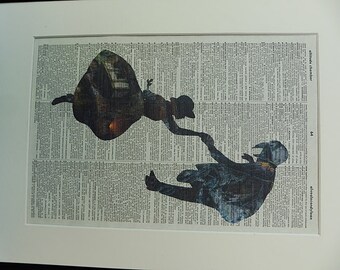 Howl's Moving Castle Dictionary Wall Print No.232, Howl's moving castle poster, howl's moving castle decal, girlfriend gift, boyfriend gift