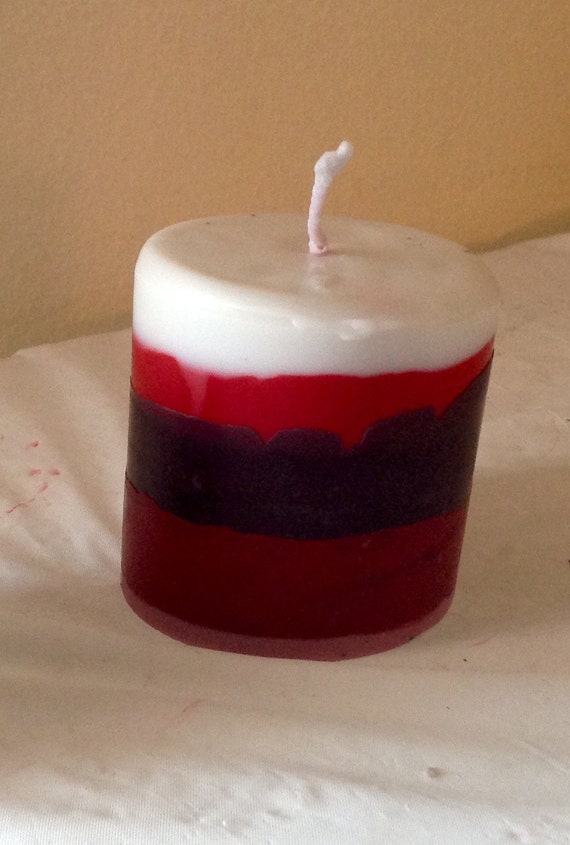 Red White & Blue Pillar Candles by CentralCoastCandles on Etsy