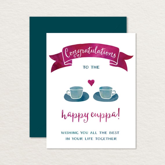 Printable Wedding Card / Printable Congratulations Card