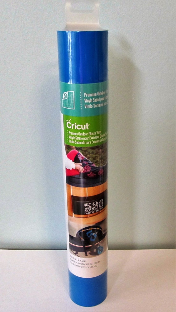 cricut premium outdoor glossy vinyl 2 rolls in blue pink