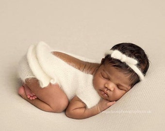 Newborn photo set, Newborn romper, Newborn Photo Prop, angora romper, newborn angora romper, newborn props, romper, newborn romper prop