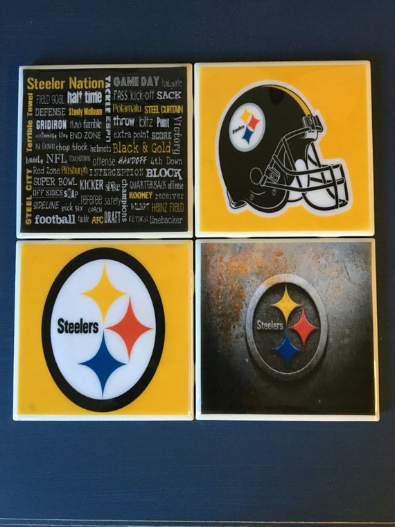 Pittsburgh Steelers coaster set