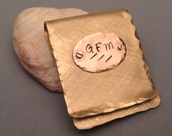 brass money clip, Gifts for him,money clip