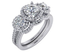 Big stone engagement rings