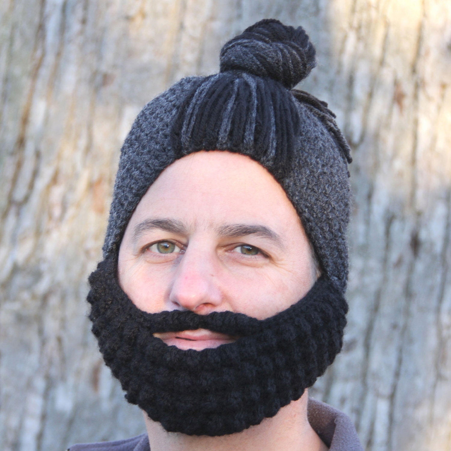 Christmas Gift For Him Winter Hat Men Man Bun Hat The