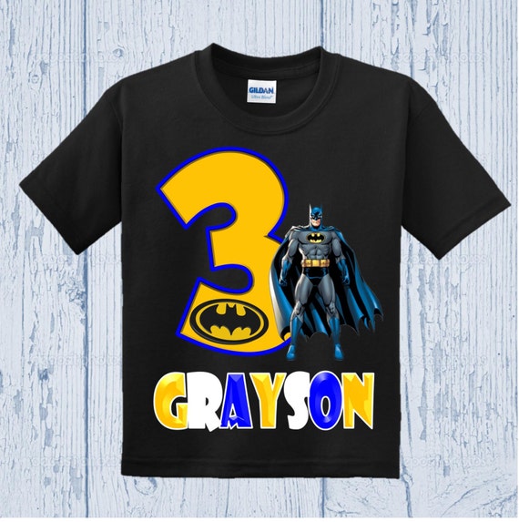 batman birthday shirts for family