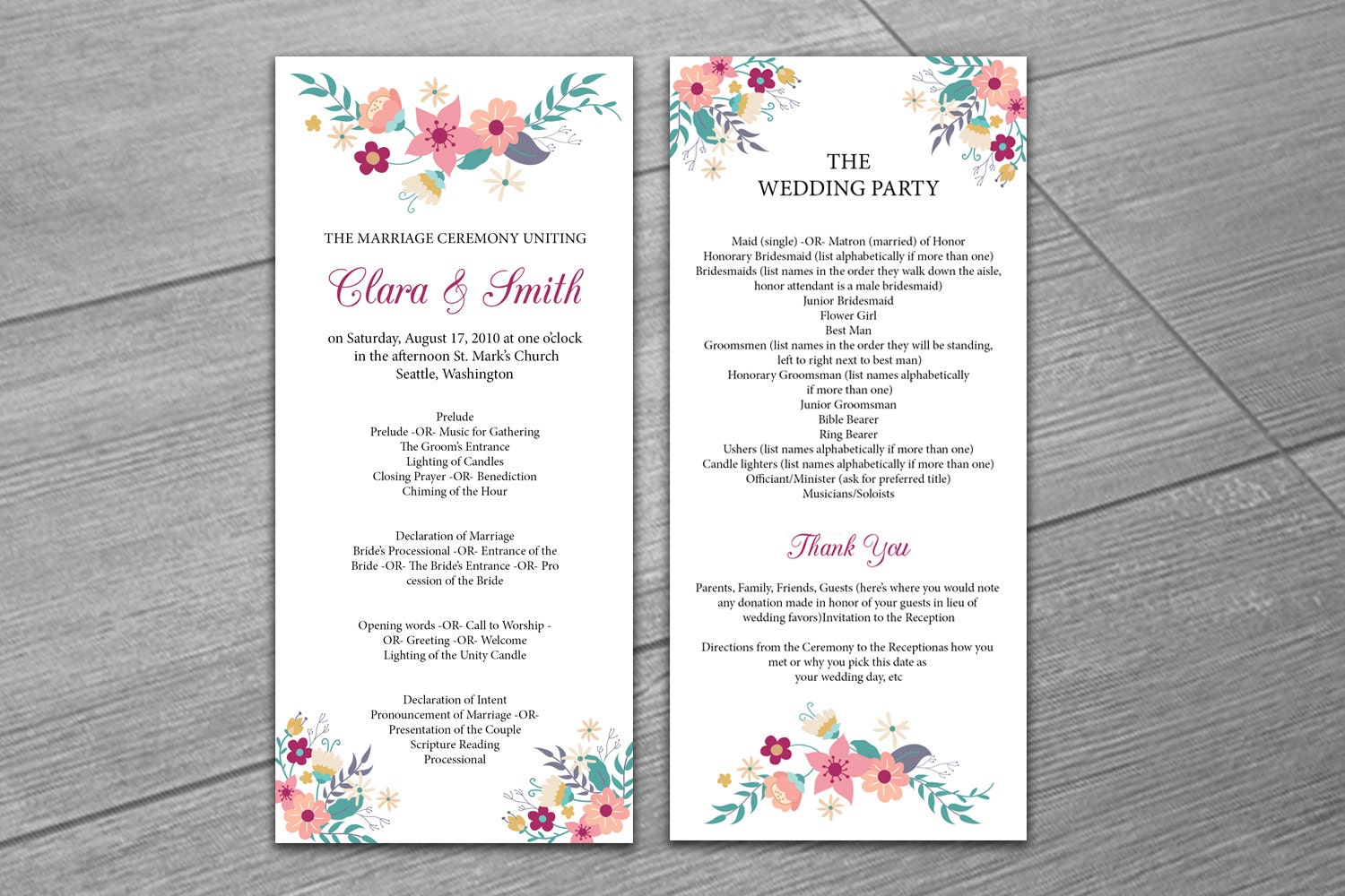 Sle Wedding Program Templates sale wedding program template diy printable wedding