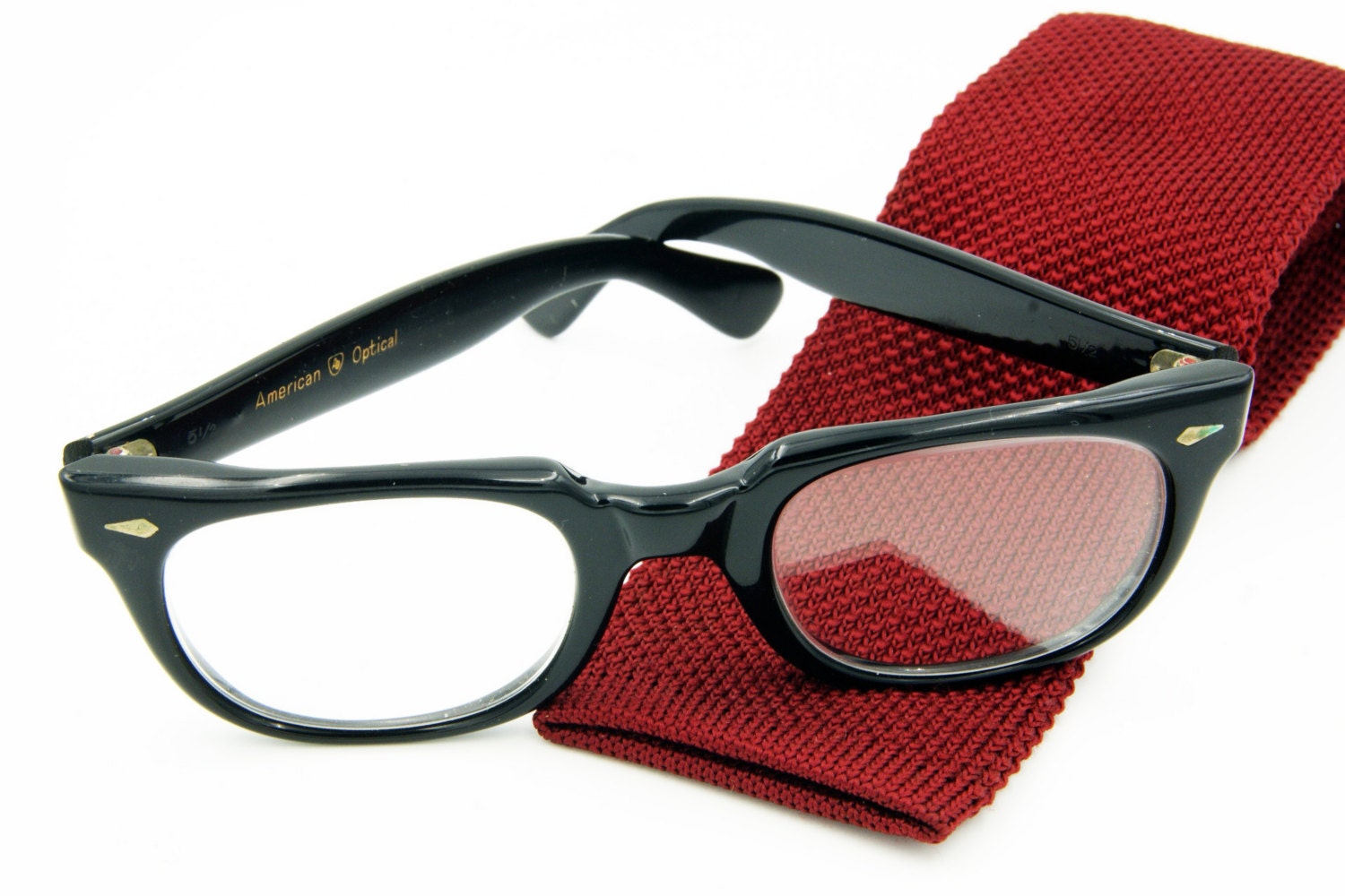 American Optical Eyeglasses Mid Century Unisex Black Frame