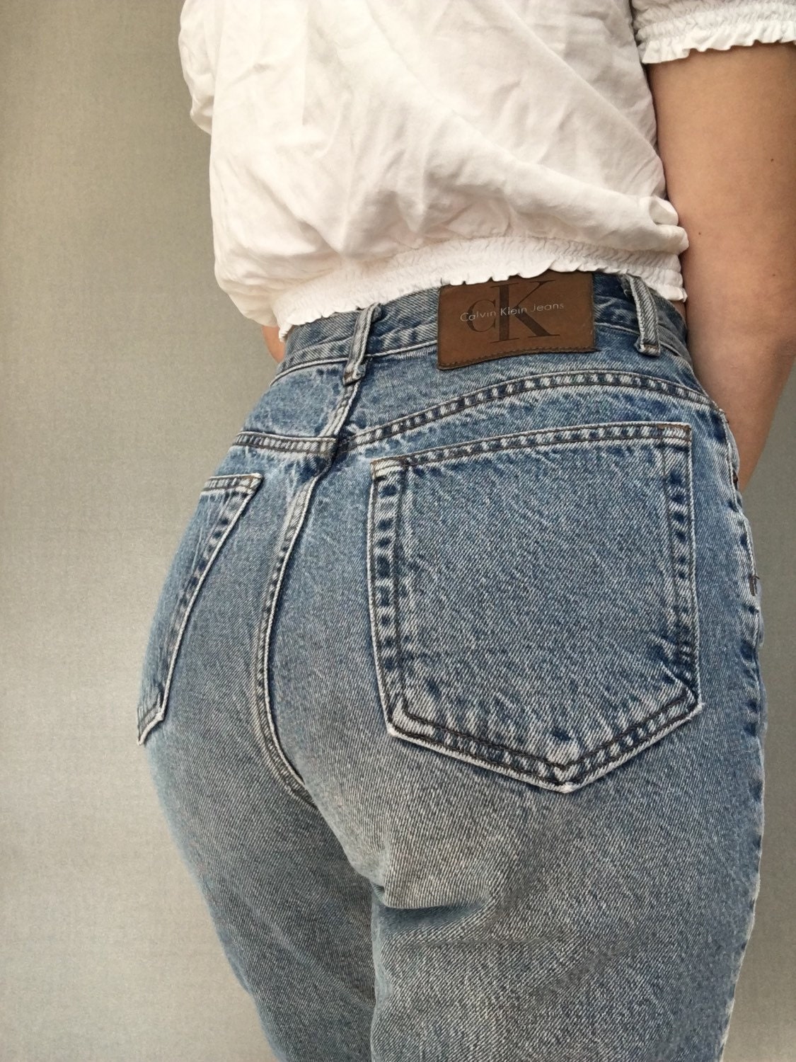 Vintage Calvin Klein high waisted jeans