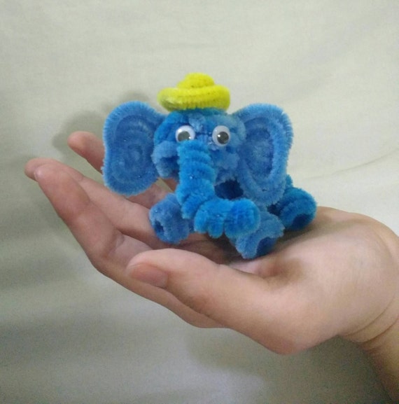 Items similar to Fun Pipe Cleaner Elephant on Etsy