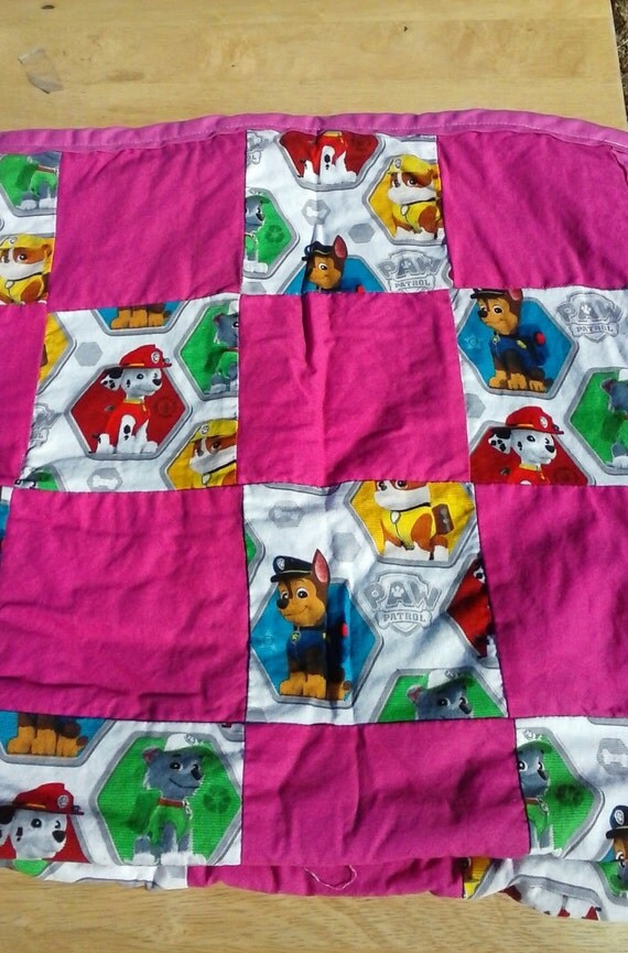 Nick jr. Paw Patrol toddler blanket baby by RebeccaEdwardsQuilts