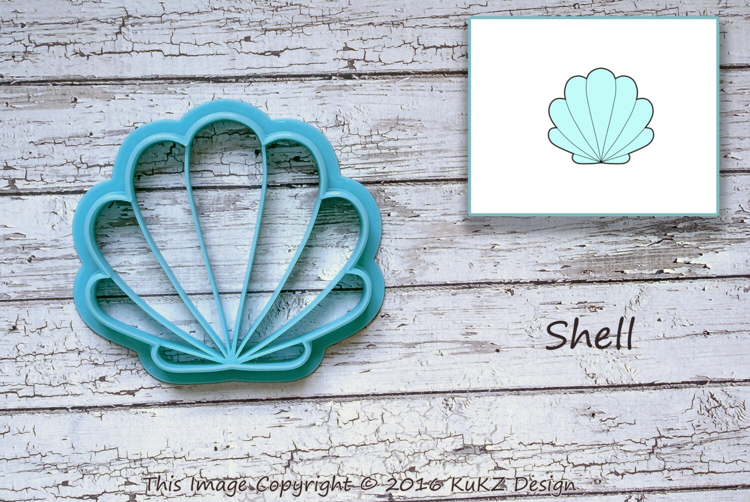 Sea shell cookie cutter / Sea cookie cutter / Seashell cookie