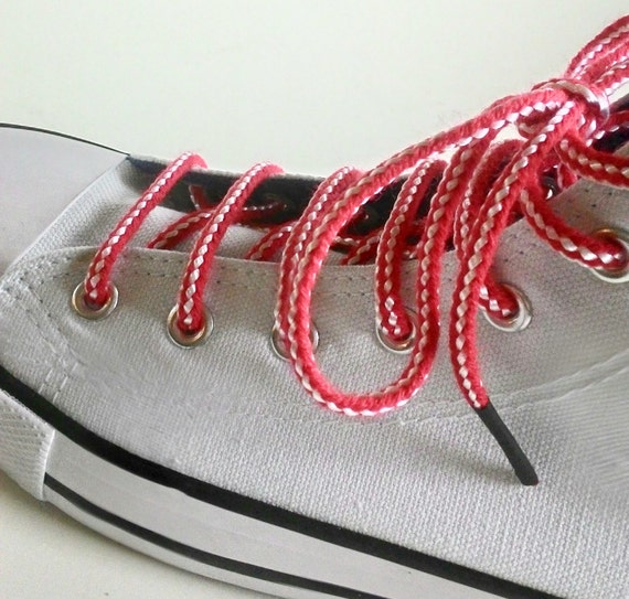 red nike shoelaces