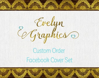 Custom Facebook Cover Set,Facebook Banner,Social Media Banner,Facebook Timeline Cover and Profile Picture,Social Media Header,FB page design