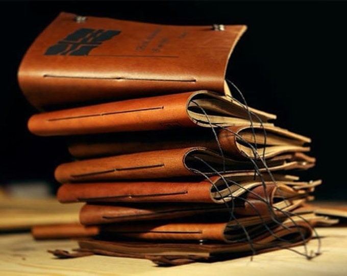 Leather Notebook - Edgar Poe journal - Edgar Poe Notebook - Leather Journal - Sketchbook - Diary