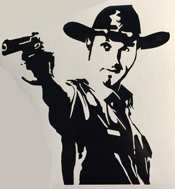 Walking Dead Rick Grimes decal