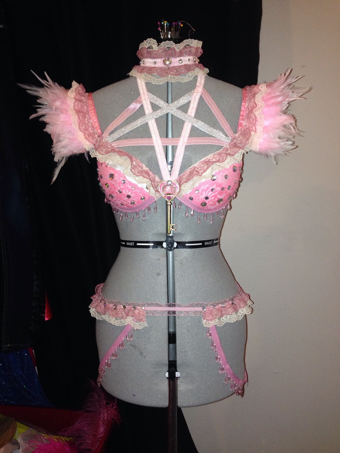 Baby pink sweet lolita / pastel goth lingerie by AlliMCouture