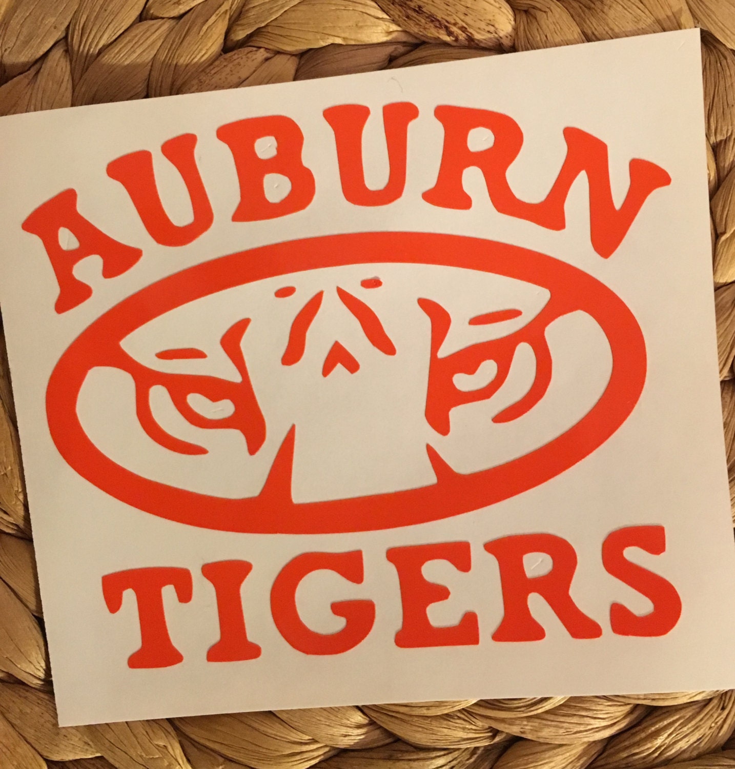 Auburn Tigers Vinyl Decal