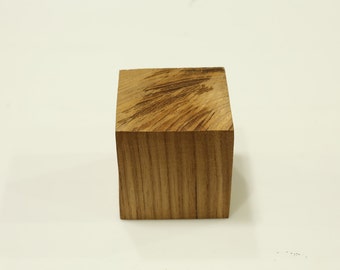 Handcrafted WOOD CUBE(Block,Dice), Home, Garden, Pot, Decor, Jewellery Display Stand, TEAK, 70-110-mm or 3-4-inches (WxDxH)