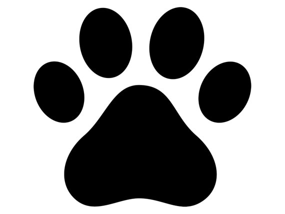 paw print decal paw print sticker outdoor vinyl dog paw printr