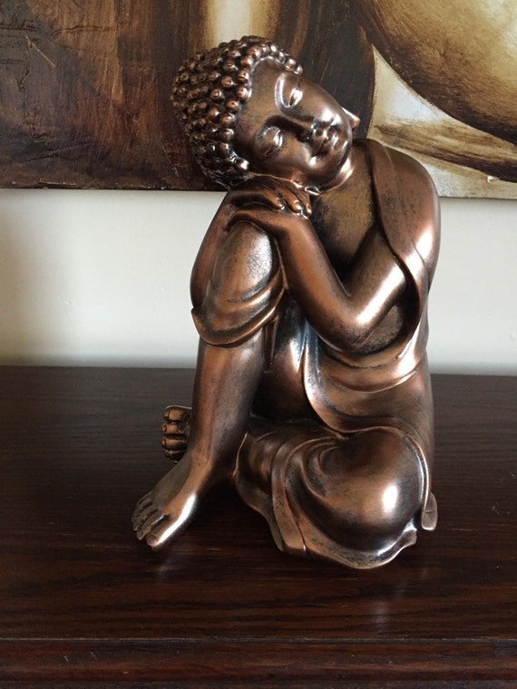 Large Kneeling Buddha Statue Figure by AtoZenBuddhaart