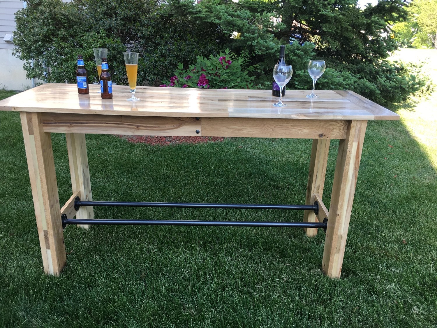 Reclaimed Oak Farmhouse Table Pub Height Table Pub Table