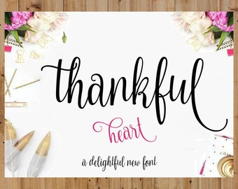 Digital download calligraphy font Wedding Christmas digital font modern calligraphy script, Wedding Font, Christmas Font, invitations font