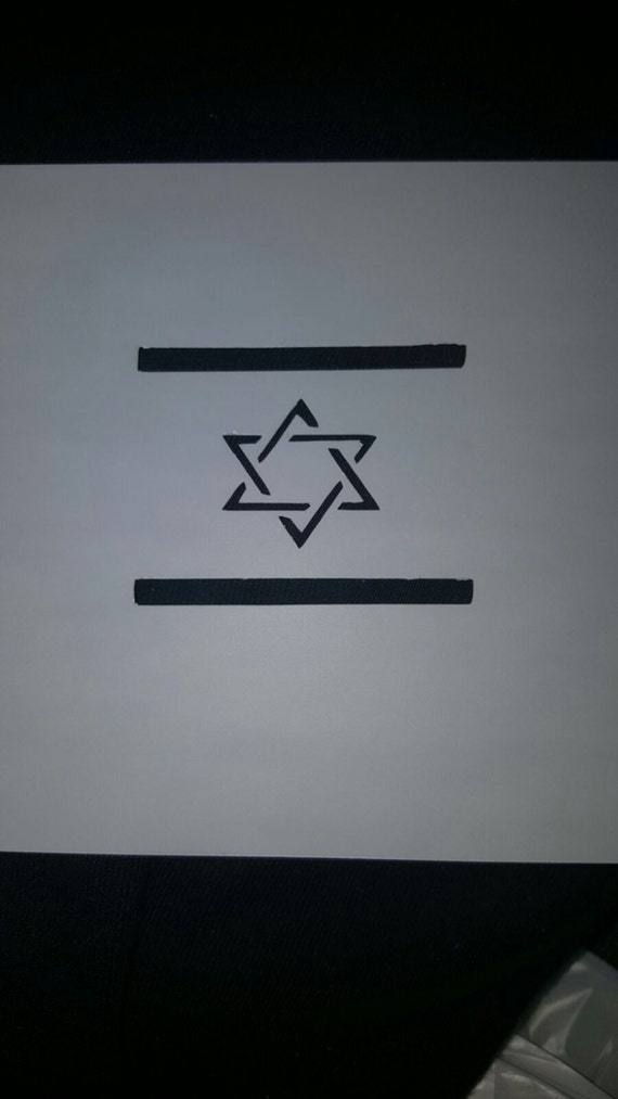 Items similar to Jewish Stencil Israel flag stencil on Etsy