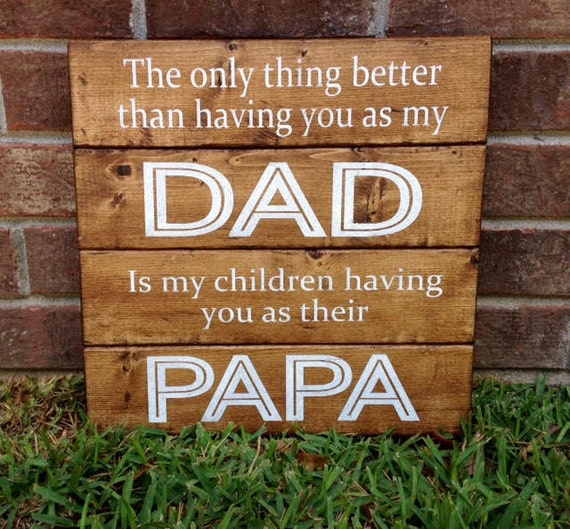 Gifts For Dad   Father's Day Wood Sign   Dad Sign
