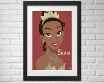 The Princess and the Frog Movie Poster Tiana /Princess and the Frog Movie Poster / Princess and the Frog / Tiana