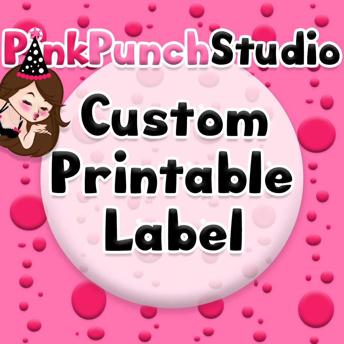 DIY Printable Label Sticker Tag Your Custom Design