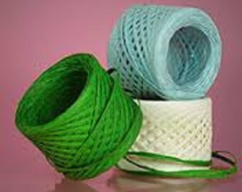 Raffia Ribbon & Memory Thread