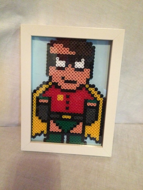 Robin Framed Pixel Art A5 Bead Picture