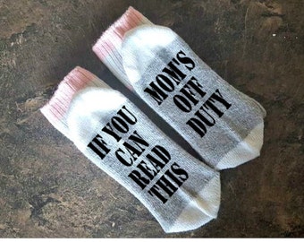 Bring me wine socks, wine socks, if you can read this socks, Christmas for her, stocking stuffer