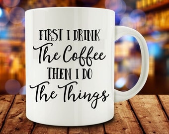 I drink coffee | Etsy