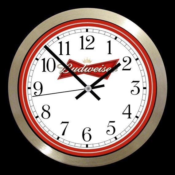 Budweiser Bar / Home Wall Clock