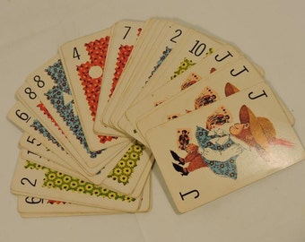 Children's Playing Cards Vintage