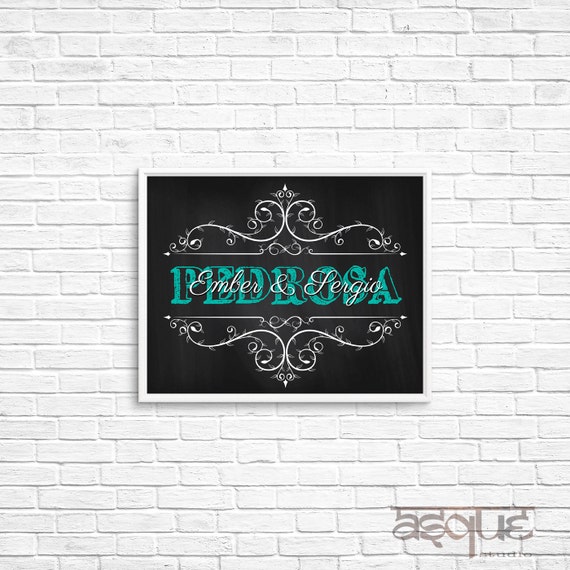 NAME PRINTABLE: Custom Color Digital Print Personalized
