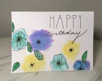 Items similar to Say Happy Birthday with Flowers! on Etsy